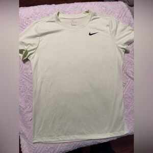 Nike Mint Green Tee with Black Swoosh